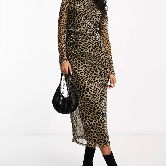 Mango Claude / Leopard print bodycon dress - Picture 10 of 17